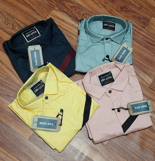 Fancy Shirt - sky-blue, XL