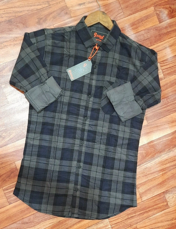 Indigo Check Shirt - Red, XL