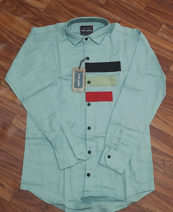 Fancy Shirt 05 - sky blue, XL