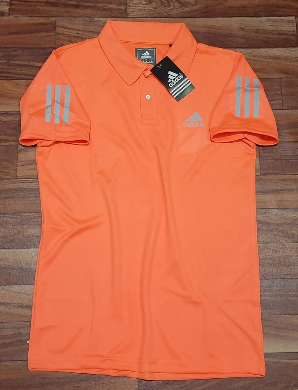 Adidas Dryfit Collar T-Shirt - Blue, M