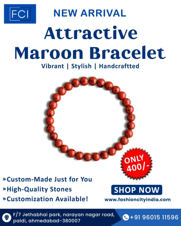 Maroon Attractive Bracelet 1