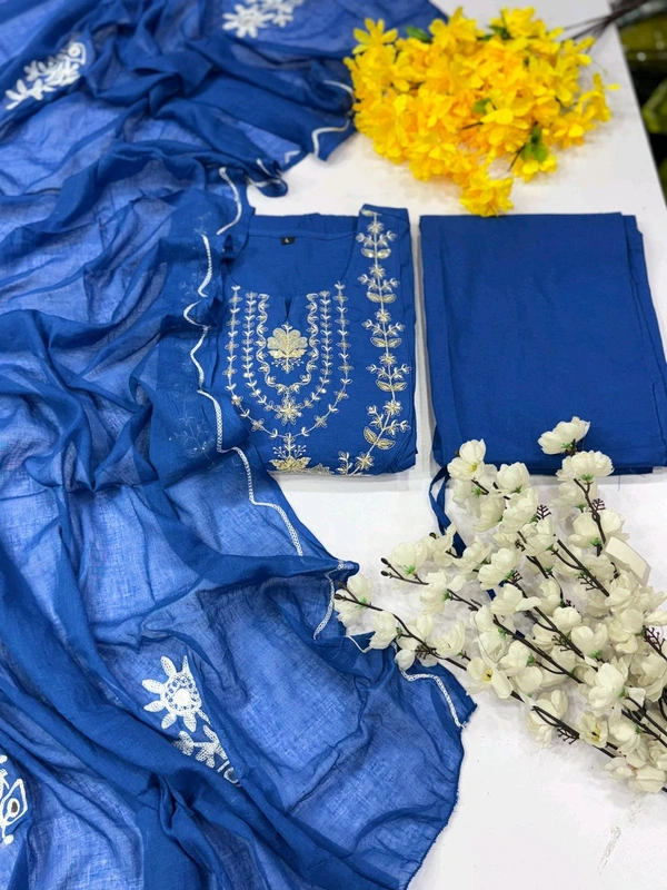 Printed Floral Kurta And Duppata Set 2 - M