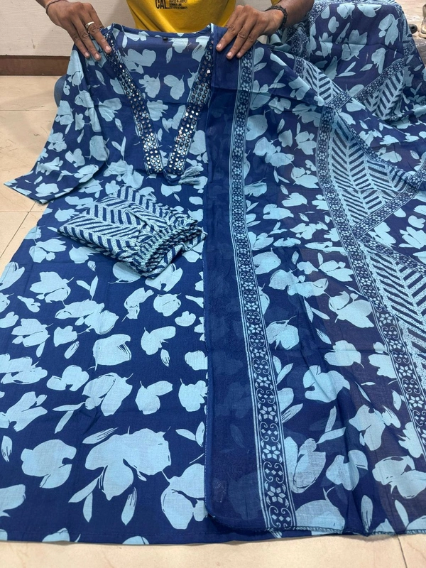 Embroidery Cotton Suit 2 - M