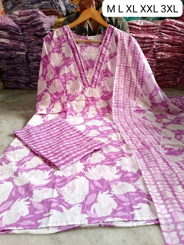 Kurti Pant Duppata Set 1 - XL