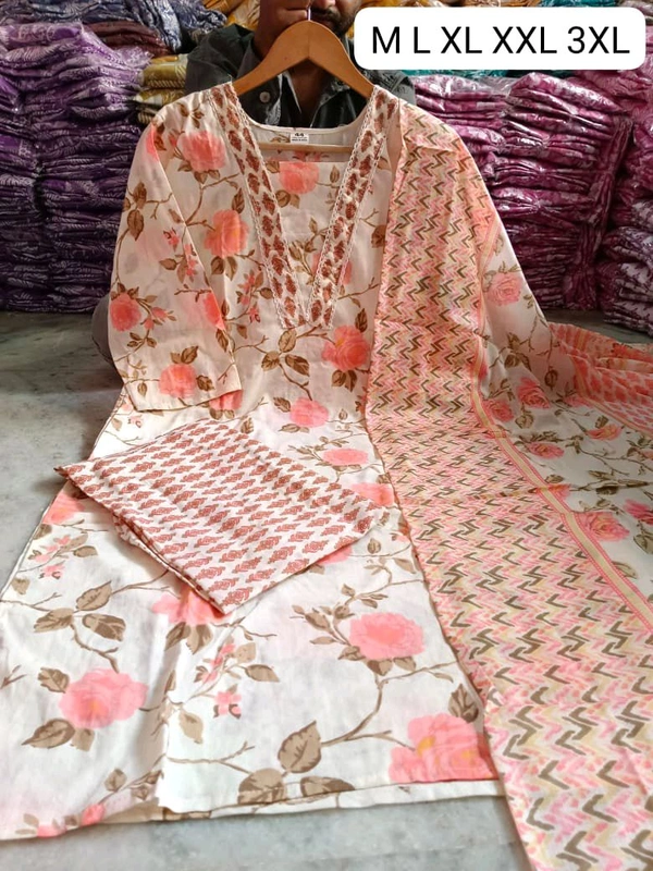 Kurti Pant Duppata Set 4 - XL