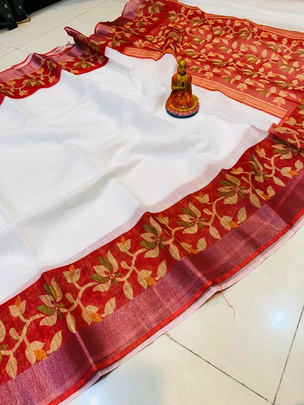 Linen Saree 2