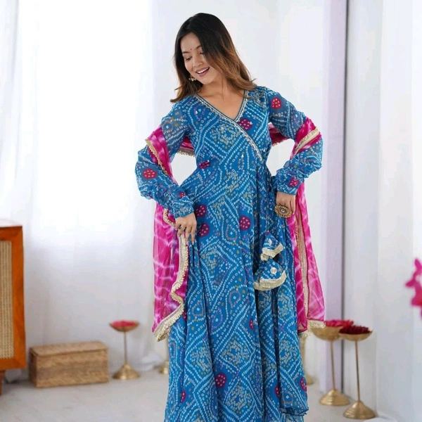 Anarkali Gown And Duppata 1 - M