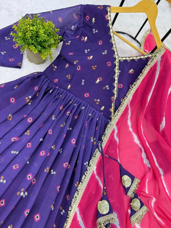 Anarkali Gown And Duppata 2 - M