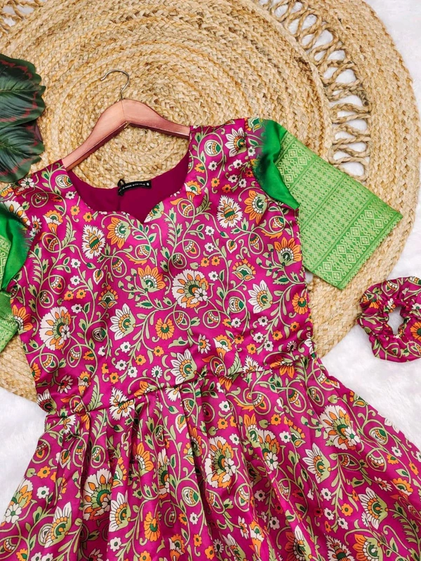 Kalamkari Maxi Dress 3 - XxL