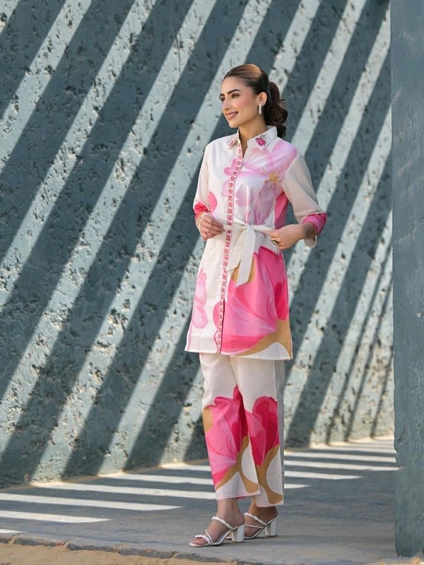 Alora Blood Co-ord Set - L