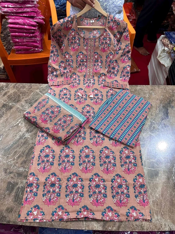 Cotton Kurta Set