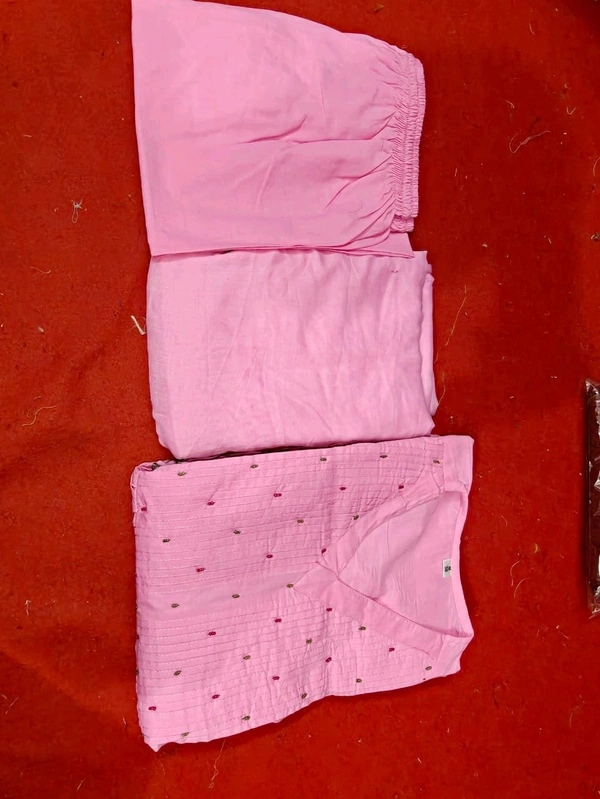 Pure Mul Cotton Kurta Set