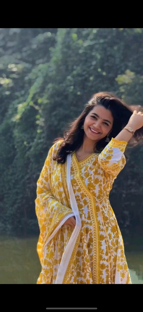 Angrakha Anarkali Kurta Set