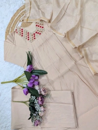 Viscose Chanderi Kurta Set