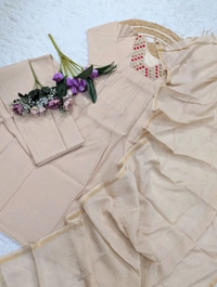 Viscose Chanderi Kurta Set