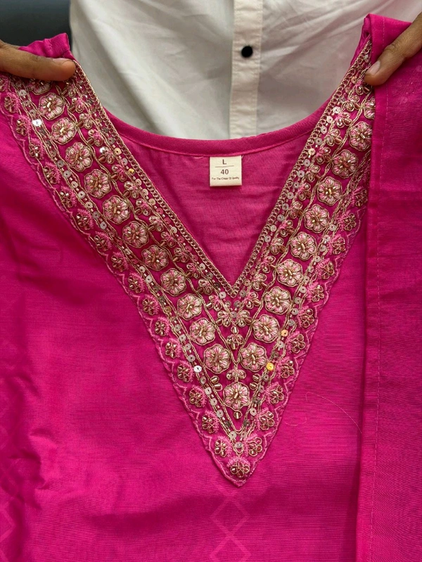 Floral Handork Kurta Set