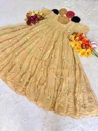 Cotton Chanderi Midi Gowns