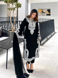 Chinnon Silk Kurta Set