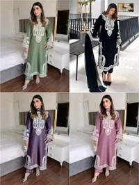 Chinnon Silk Kurta Set