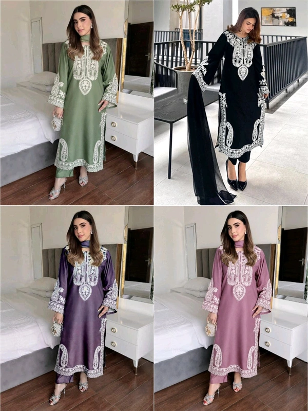 Chinnon Silk Kurta Set