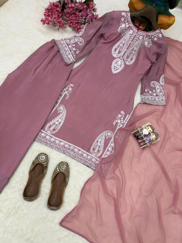 Chinnon Silk Kurta Set