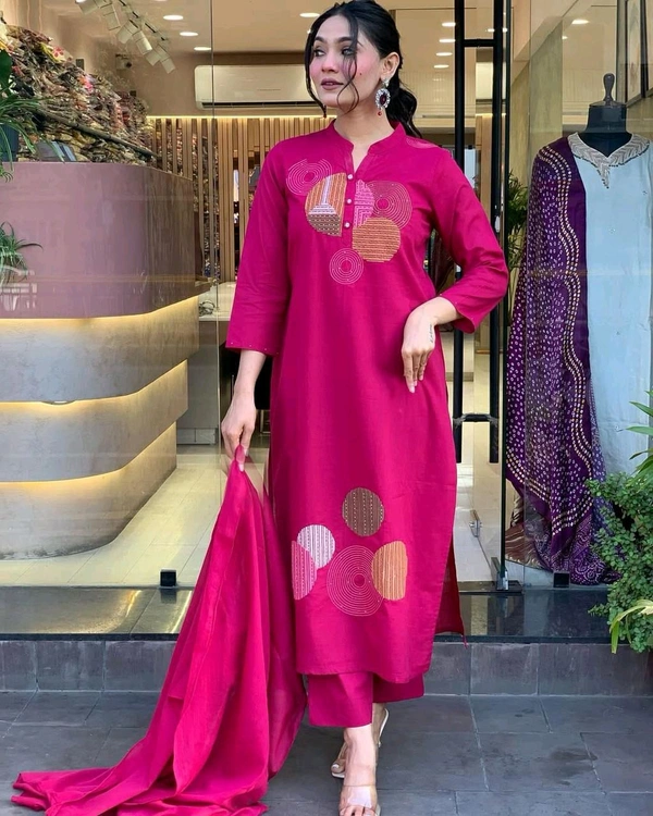 Roman Fabric Suit Set