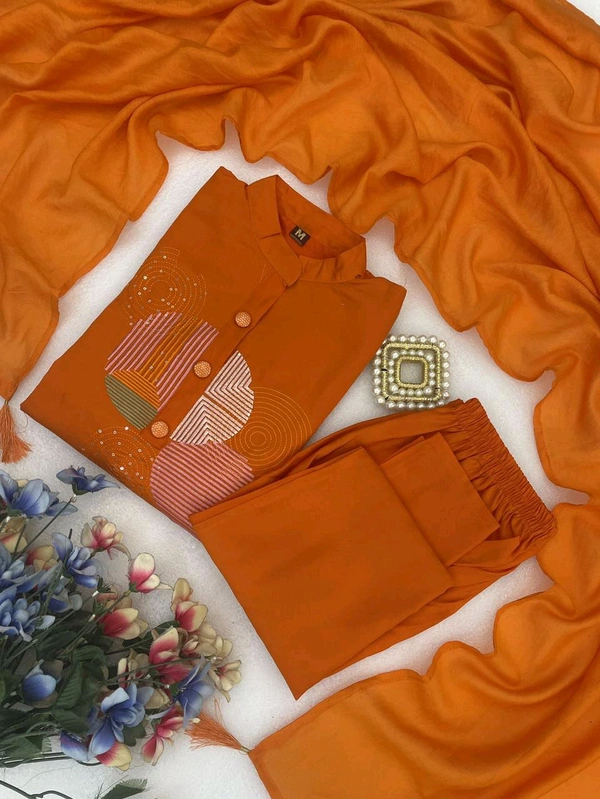 Roman Fabric Suit Set