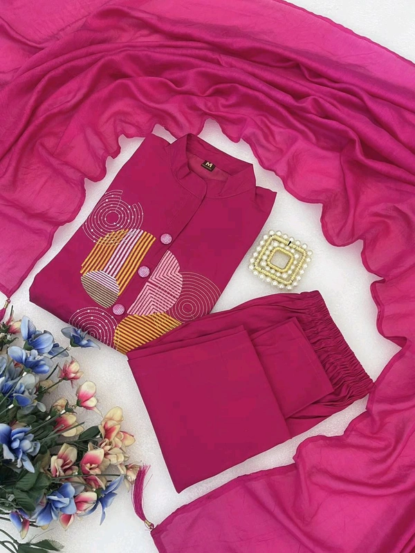 Roman Fabric Suit Set