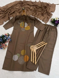 Roman Fabric Suit Set