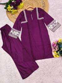 Kashmiri Work Kurta Set