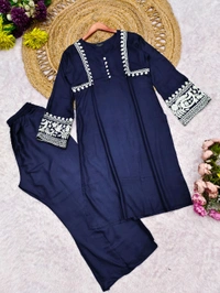 Kashmiri Work Kurta Set
