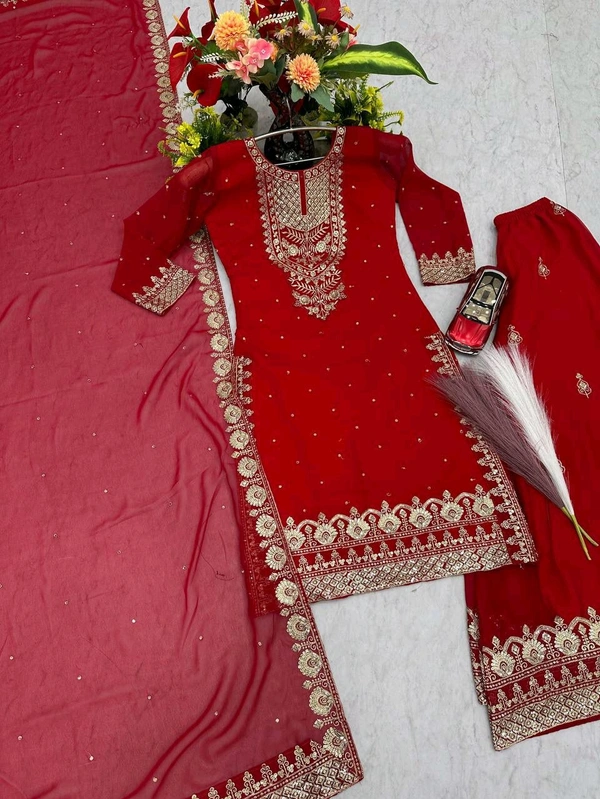 Heavy Fox Georgette Kurta Set