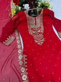Heavy Fox Georgette Kurta Set