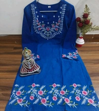 Embroidered Cord Set