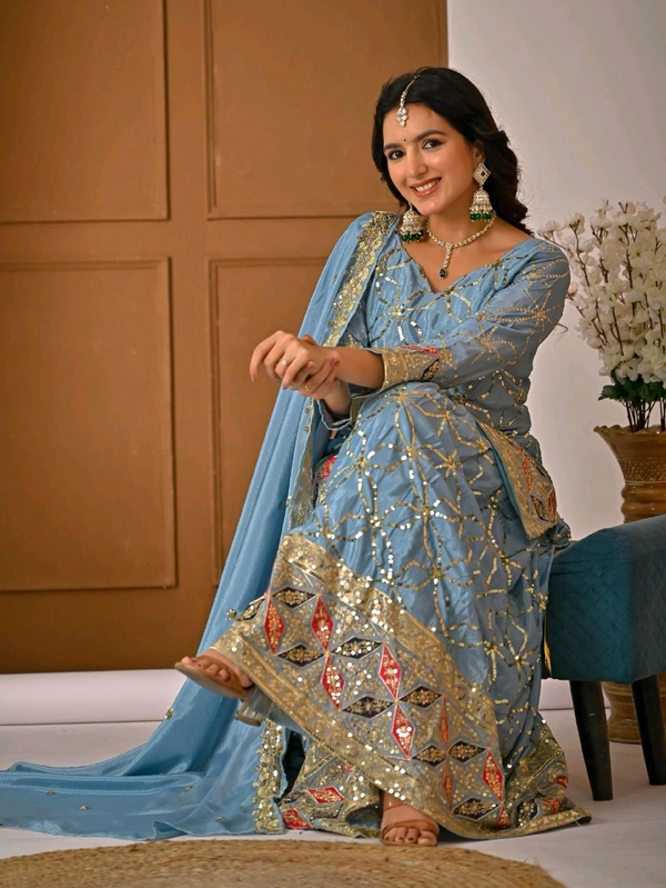 Party Wear Sharara Set