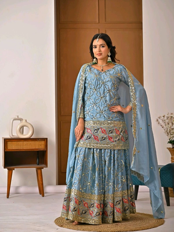 Party Wear Sharara Set