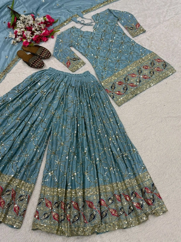 Party Wear Sharara Set