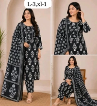 Jaipuri Cotton Kurta Set