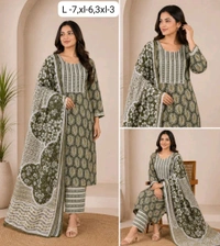 Jaipuri Cotton Kurta Set