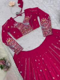 Women Embroidered Lehenga
