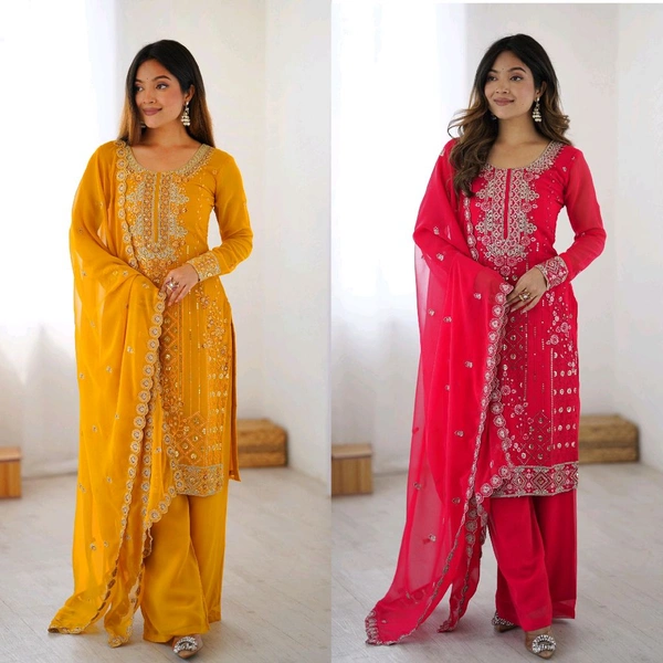 Fox Georgette Suit Set