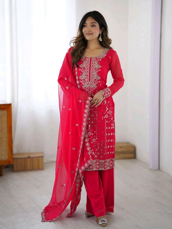 Fox Georgette Suit Set