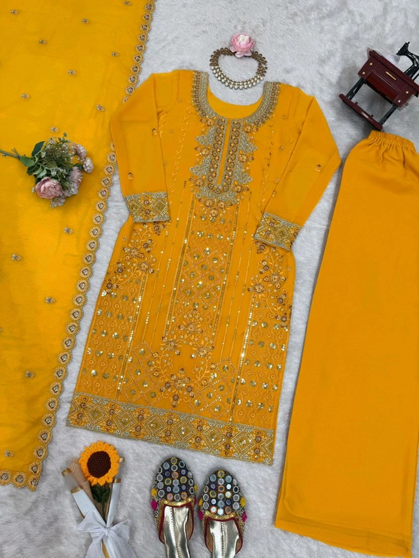 Fox Georgette Suit Set