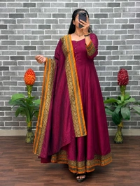 Anarkali Gown Dupatta