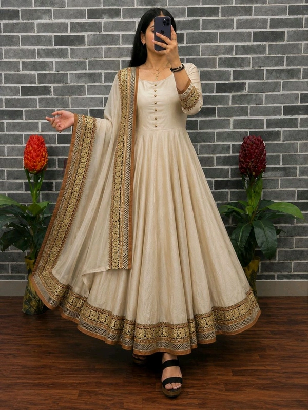 Anarkali Gown Dupatta