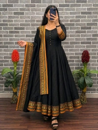 Anarkali Gown Dupatta