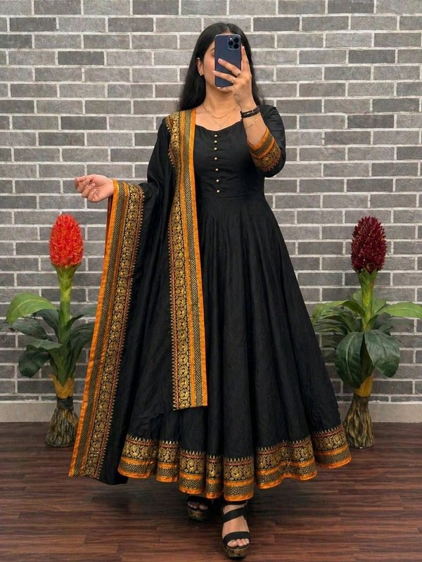 Anarkali Gown Dupatta