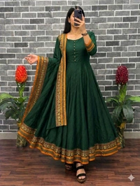 Anarkali Gown Dupatta