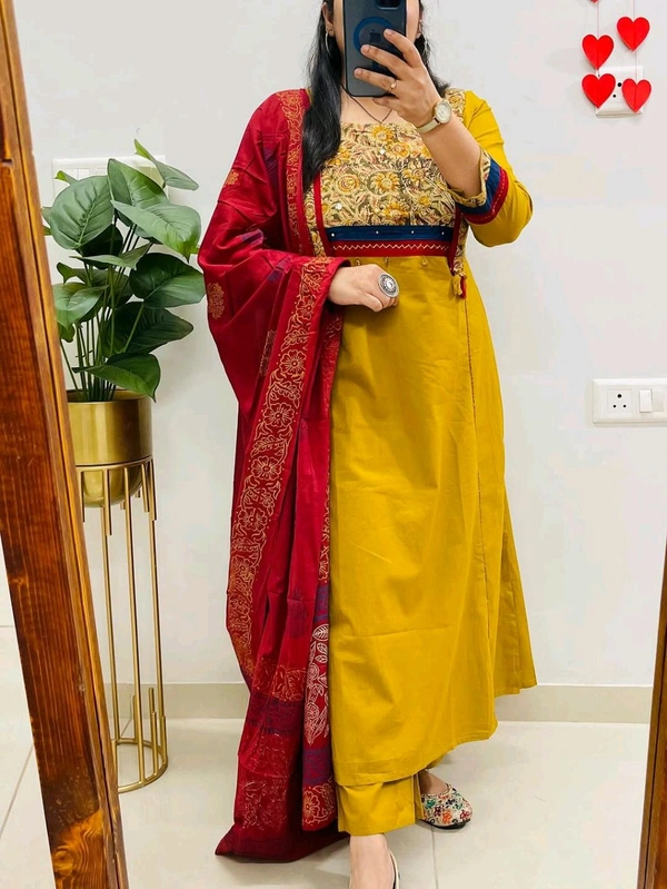 Cotton Kurta Set