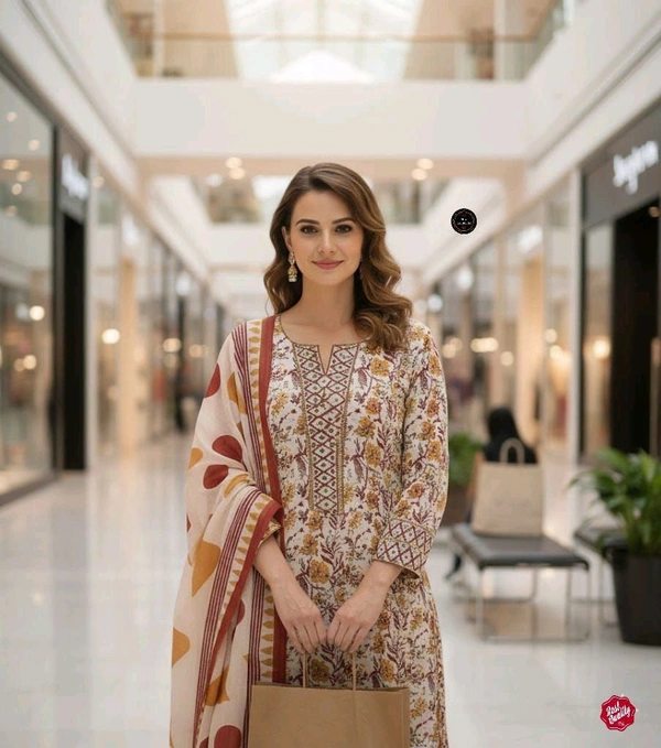 Mul Cotton Kurta Set